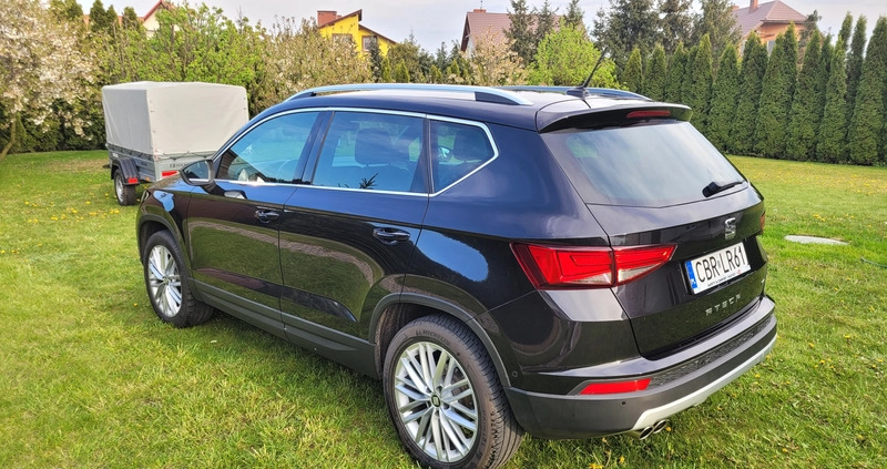 Seat Ateca cena 84000 przebieg: 155000, rok produkcji 2016 z Brodnica małe 211